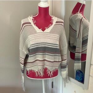 Fringed Just Polly Sweater